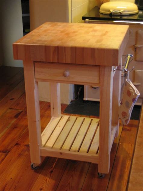 Butchers Block Trolley For Kitchens Devon Uk In 2023 Butchers Block