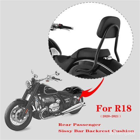 Lymoto New Rear Backrest Fit For Bmw R18 Motorcycle Rear Passenger Sissy Bar Backrest