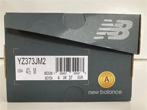 John Pye Auctions NEW BALANCE TRAINERS IN BLACK SIZE 4 YZ373JM2