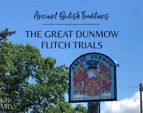 How much do you love your wife? The Great Dunmow Flitch Trials – MMRMr ...