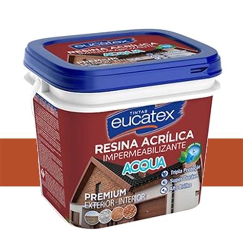 Resina Acrílica Base Água Cerâmica Ônix Eucatex 900 ml em Promoção