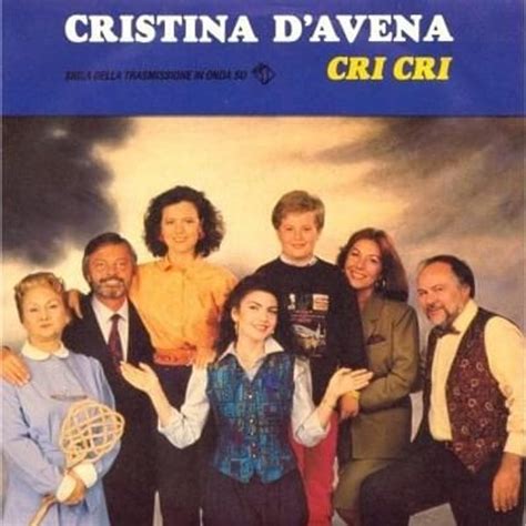 Cristina D Avena Cri Cri Lyrics And Tracklist Genius