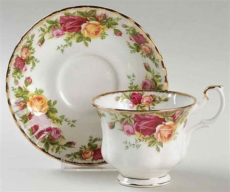 Royal Albert Old Country Roses Footed Cup Saucer Set Royal Albert Tea