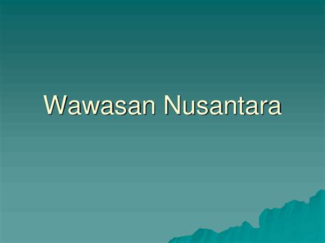 Solution Materi Wawasan Nusantara Studypool