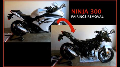 How To Get Your Ninja Naked Step By Step Fairings Removal Youtube