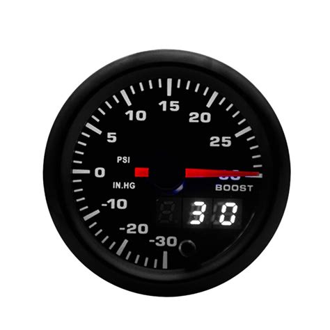 Kleuren Led Mm Auto Turbo Boost Gauge Psi Met Grandado