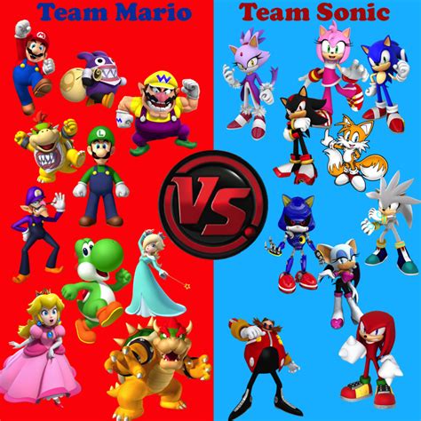 Mario And Sonic Characters List