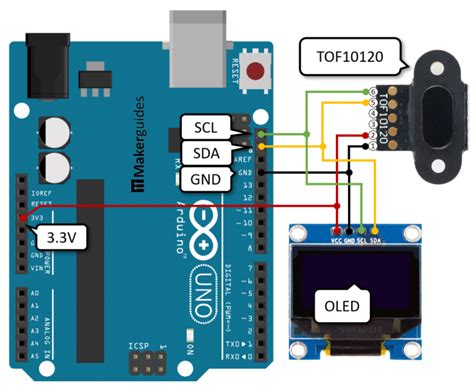 Tof Distance Sensor With Arduino