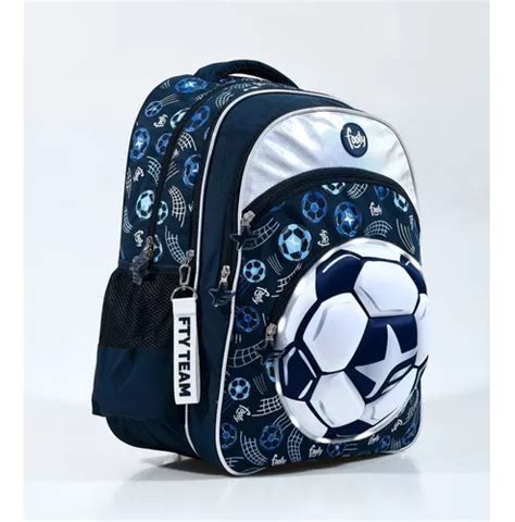 Mochila Footy Pelota Futbol 3d Con Luz Led Espalda 18 En Venta En