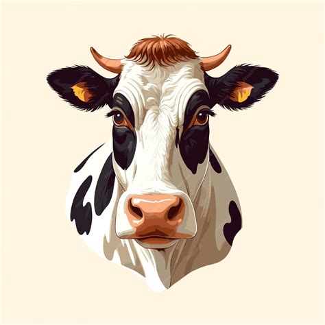 Cabeça De Vaca Desenho - Cabeça de vaca desenhada à mão Ilustração de animal de vaca desenho ...