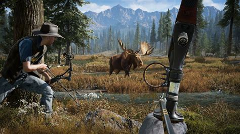 Far Cry 5 Hd Wallpaper Bow Hunting In The Wilderness