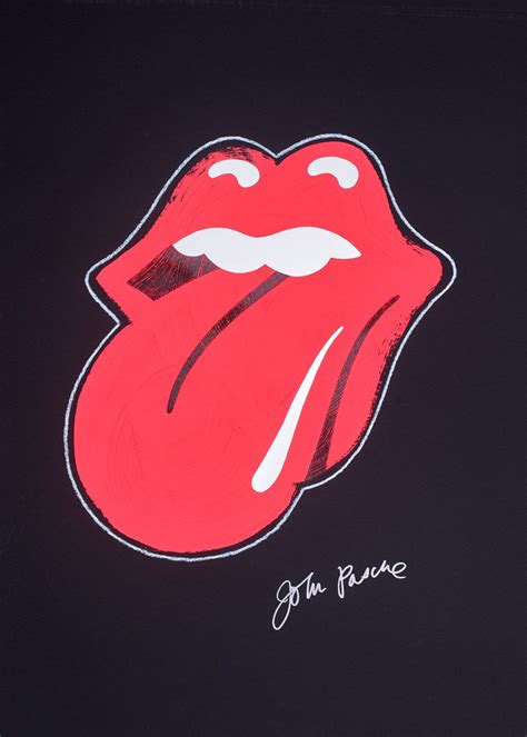 Rolling Stones Logo John Pasche Clarendon Fine Art