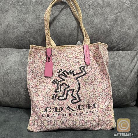 Coach Keith Haring Women S Fashion Bags Wallets Tote Bags On Carousell