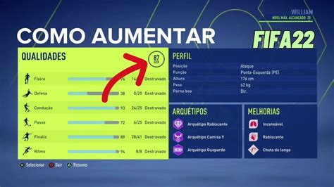 COMO AUMENTAR O GER DO SEU JOGADOR NO MODO CARREIRA DO FIFA 22 PASSO