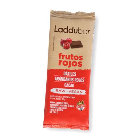 Barritas LADDUBAR Frutos Rojos Dátiles y Castañas Caja x 12u