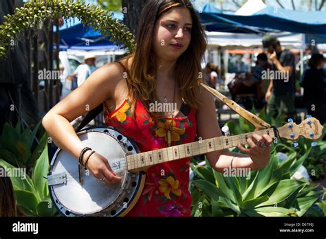 Woman Playing Banjo Hi Res Stock Photography And Images Alamy