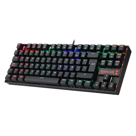 Teclado Gamer Mecánico Redragon Kumara K552 Black RGB Switch Red