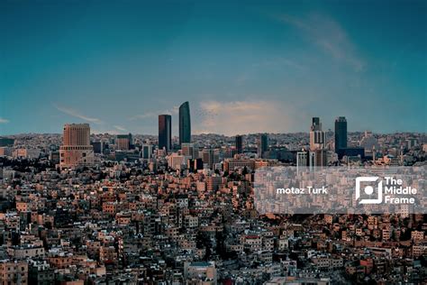 Amman City skyline Amman-Jordan. • The Middle Frame • Arab Stock Photos ...