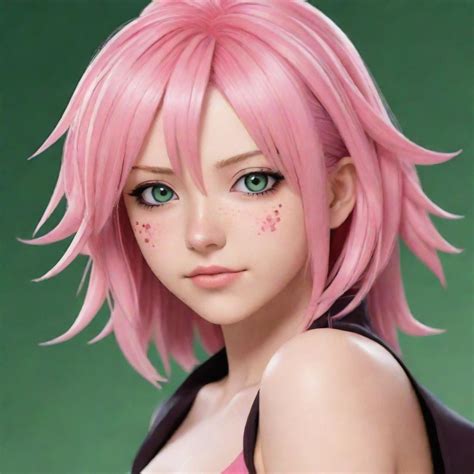 Sakura Haruno Reborn Anime Art Style Mashup