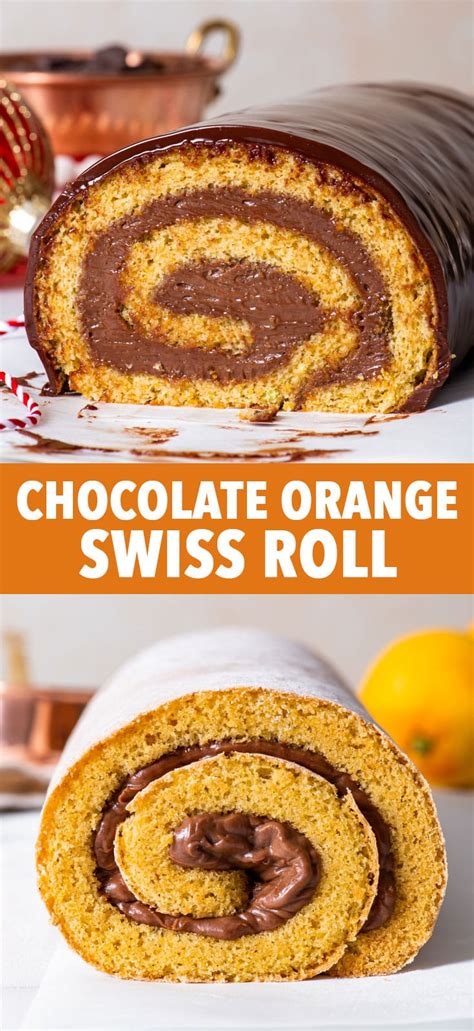 Chocolate Orange Swiss Roll The Loopy Whisk