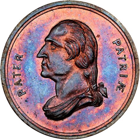 Civilwartokens NY 762A NGC MS65 RB Sage George Washington New