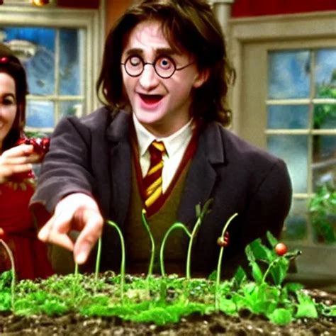 Harry Potter Holding A Wedding Ring Planting Cherries Stable