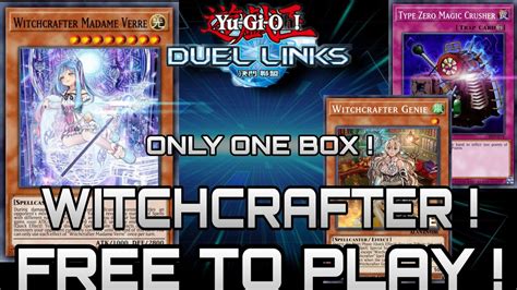 WITCHCRAFTER Deck FREE TO PLAY Yu Gi Oh Duel Links YouTube