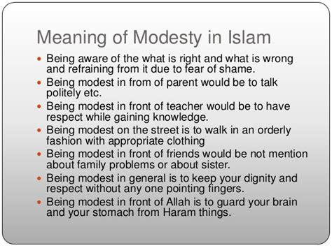 Hadith Eighteen Modesty