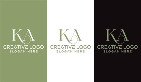 Premium Vector Initial Letter Ka Logo Design Monogram Creative Modern