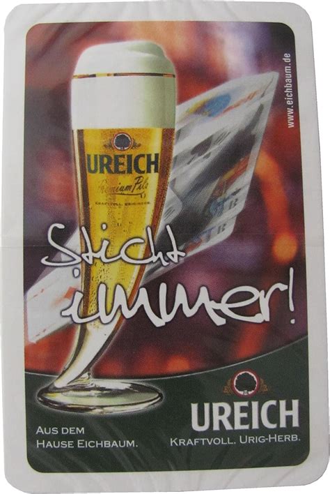 Eichbaum Brauerei Ureich Premium Pils Skatspiel Franz Sisches