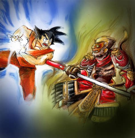 Goku VS Wukong by Angry-Paradox on DeviantArt