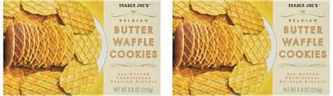 Trader Joe S Belgian Butter Waffle Cookies Pack Pound Each