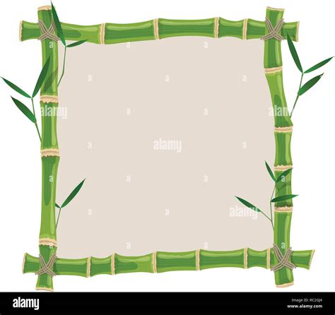 Green Bamboo Frame Stock Vector Image Art Alamy