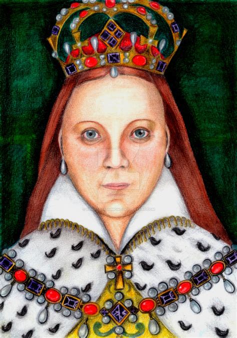 Queen Mary I of England at her coronation by RenatoDrummond on DeviantArt