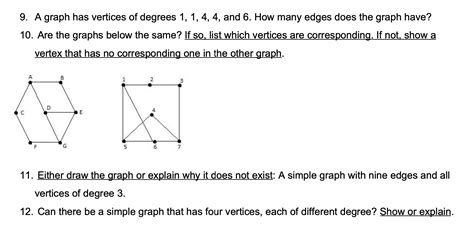 Solved A Graph Has Vertices Of Degrees And Chegg