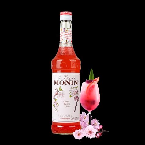 MONIN CHERRY BLOSSOM COFFEE SYRUP 700ML Food Drinks Other Food