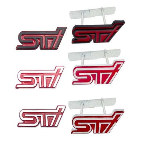 NEW 3D Metal Car Stickers Emblem Badge Logo Decal For Subaru STI Legacy