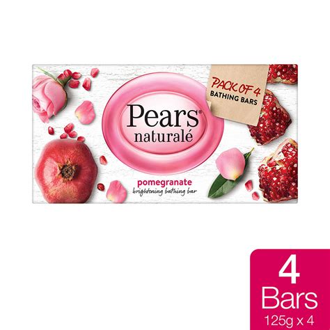 Pears Naturale Pomegranate Brightening Bathing Soap Bar G Pack Of