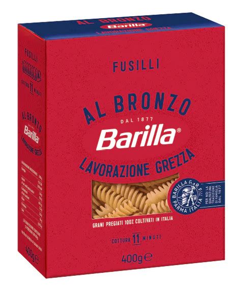 Barilla Bronzo Fusilli 400g