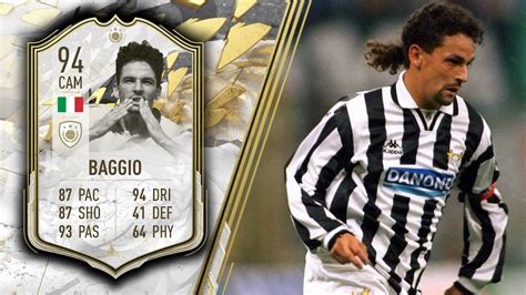 Roberto Baggio Icon Moments Player Review Fifa Youtube