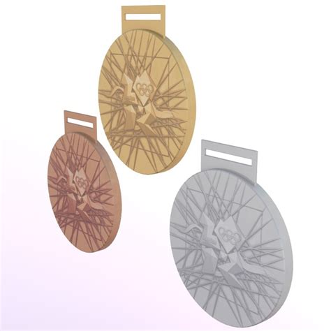 London 2012 Olympic Medals 3d 3ds