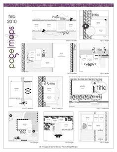 52 Page maps sketches ideas | map sketch, page maps, scrapbook layout ...