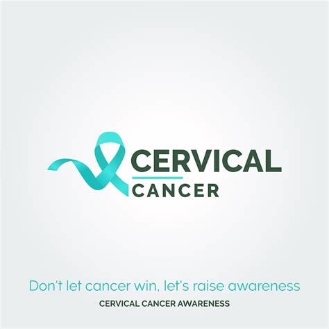 Free Vector Empower Womens Health With Cervical Cancer Awareness