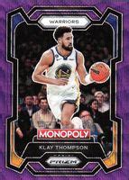 Klay Thompson 2023 Prizm Monopoly 29 Purple Wave Price Guide Sports