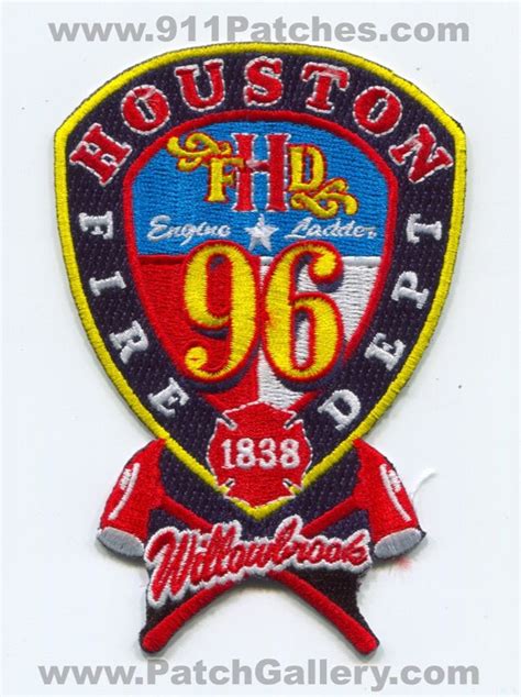 Houston Fire Department Station 96 Patch Texas TX – 911Patches.com