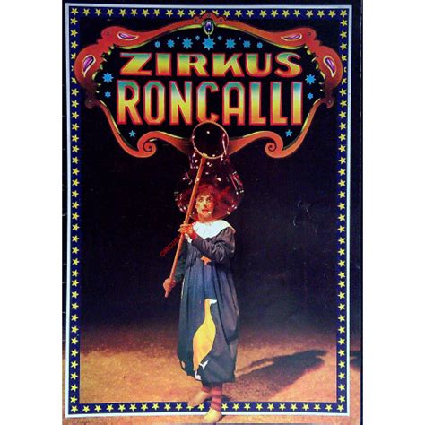 Zirkus Roncalli Programme 1981