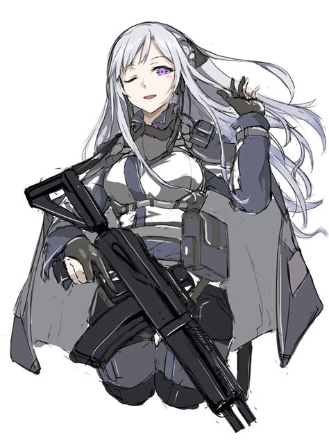 Ak 12 Girls Frontline Drawn By Marche Mk14 Danbooru