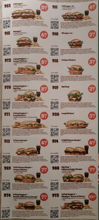 Burger King Coupons gültig bis 01 03 2024 mydealz