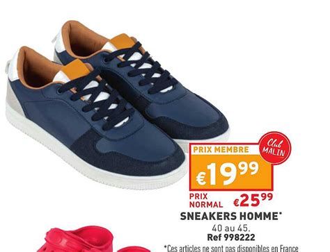 Offre Sneakers Homme Chez Trafic