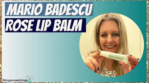 I Use This Mario Badescu Rose Lip Balm Every Night YouTube